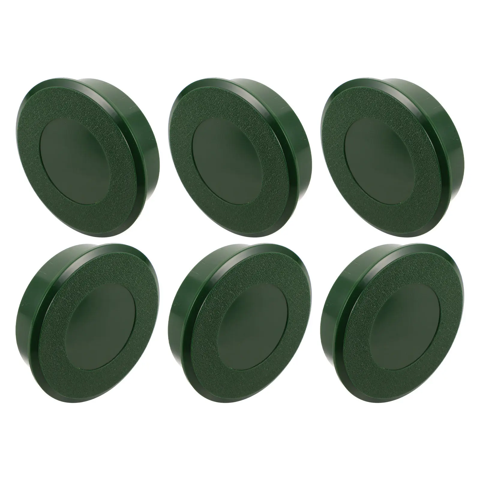 6Pcs Putting Green Cup Covers Plastic Golf Hole Plugs 3.74 Install Remove Golf Practice Training Aids Outdoor Golfing