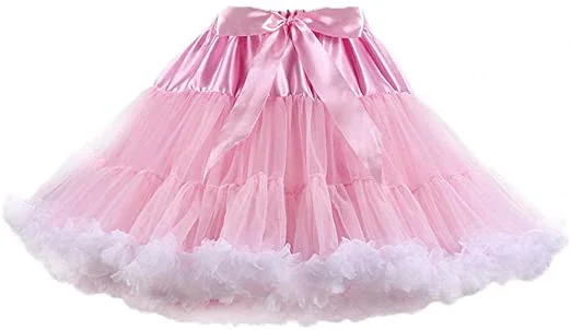 

Women's Tulle Petticoat Tutu Party Multi-Layer Puffy Cosplay Skirt 2024