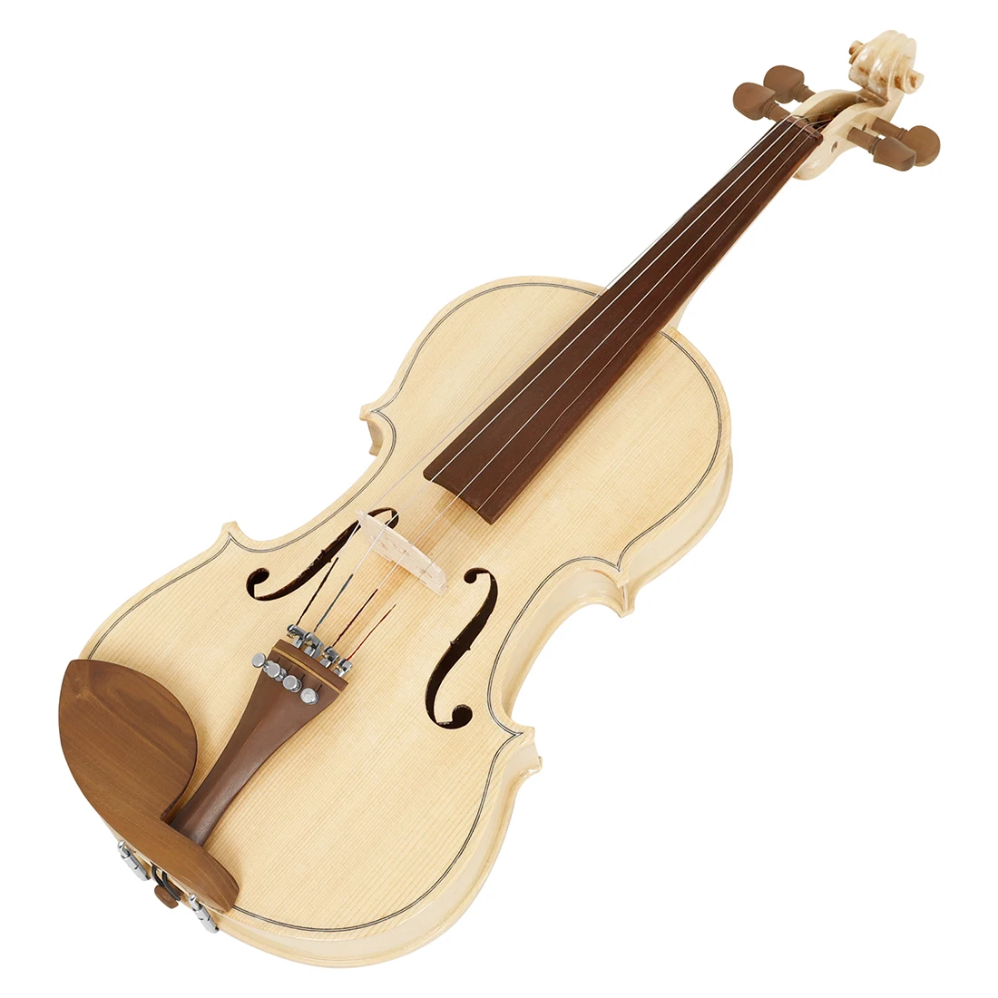 4/4 Full Size Spruce Wood Acoustic Violin for Beginner/Professional with Bow and Case,Jujube Wood Fingerboard Tuning Pegs Fiddle