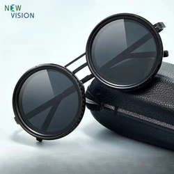9-level Dimmable Sunglasses Men UV400 Fishing Photography Personalized Cool Fashion Sun Glasses Can Be Paired with Myopia Lenses