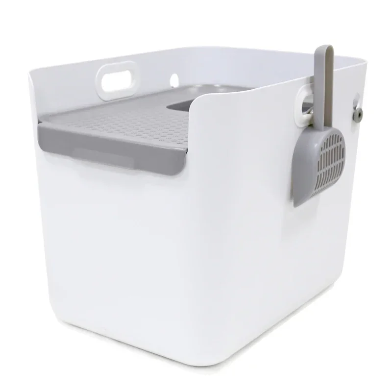 Cat litter basin toilet oversized fully semi-closed integrated molding deodorant cat shit basin top into the anti-sand splash