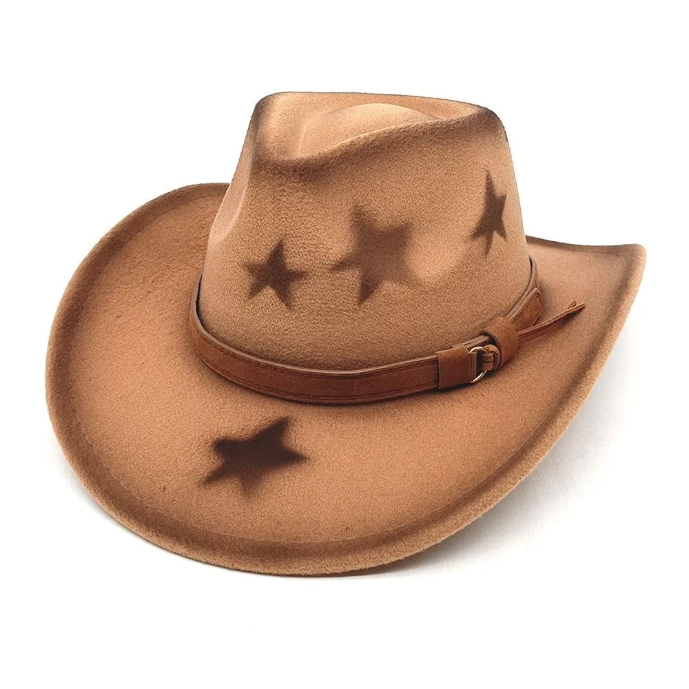 Printing Fedora Hat Open Road Hat Ethnic Style Classic Jazz Hat Dark Color Medium 56-58Cm for Men Casual Wear
