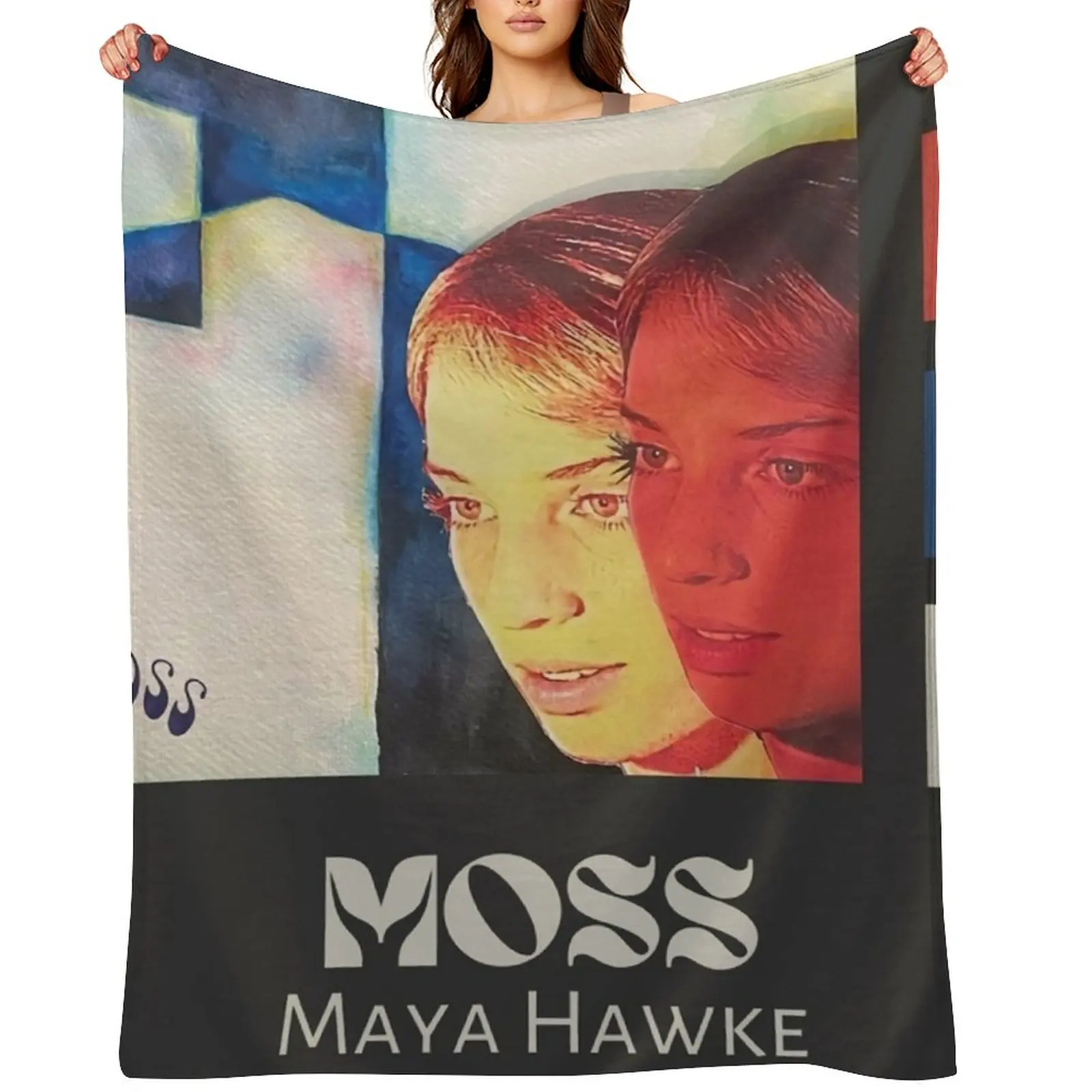 Moss Maya Hawke Throw Blanket decorative Large halloween Nap Blankets