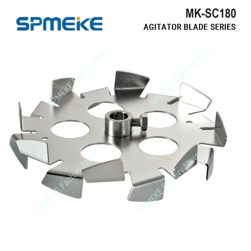 304 Stainless Steel Paint Propeller With Rod,3 Leaf Blade Agitator Propeller, Mixer Foldable Impeller,Sawtooth Disc Stirrer