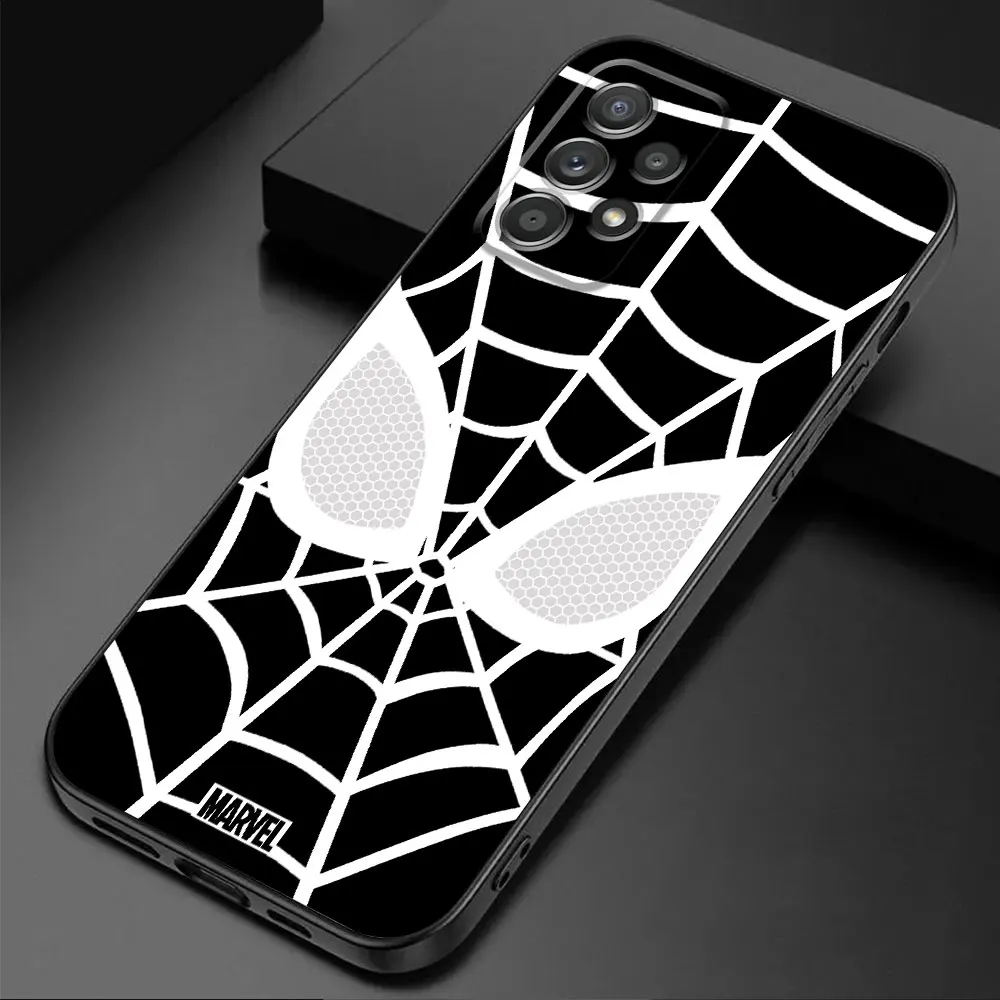 Marvel Sipider Man Logo Case for Samsung Galaxy A24 A52 A53 A23 A33 A72 A42 A32 A11 A21s A22 A54 A13 A73 A34 A12 A14 Cover