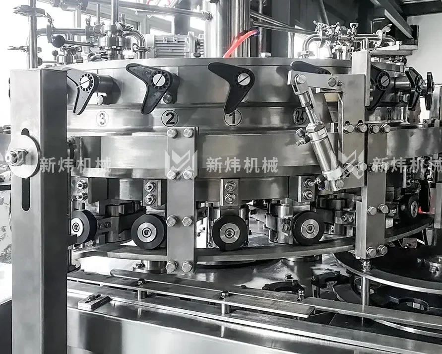 Tin Can Soda Beverage Production Line Canned Drink Automatic Monoblock 2 In 1 Filling And Sealing Machines