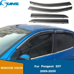 Visor For Peugeot 207 2009 2010 2011 2012 2013 2014 2015 2016 2017 2018 2019 2020 Wind Rain Sun Guard Deflector Awnings&shelters