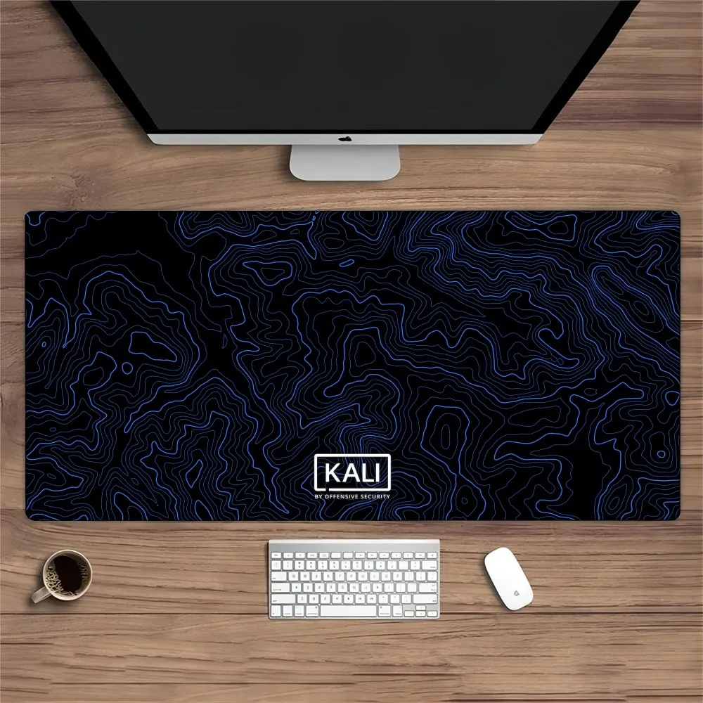 Kali Linux Mousepad Mouse Pad Gamer HD Print Computer Mouse Mat Office Rubber Keyboard Mat