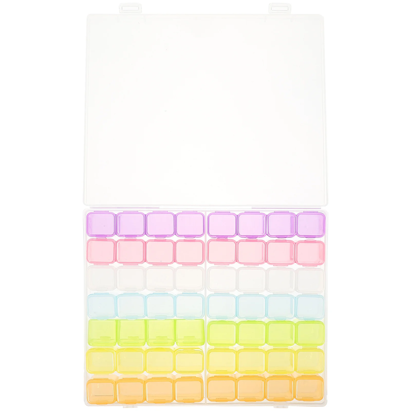 

Storage Box Nail Accessories Case Boxes Compartment Manicure Ornament Abs Push-on Organizer Multi-grid Holder Fake