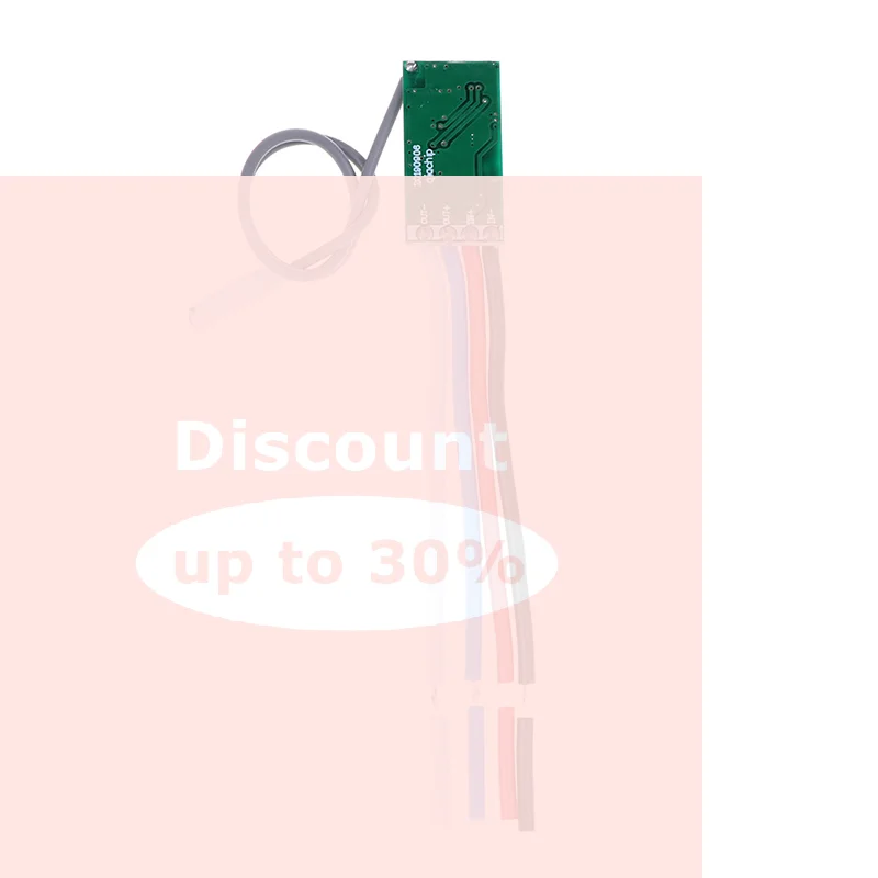 [1PCS 433Mhz 1CH RF Relay Receiver Wireless Remote Control Light Switch Micro Module]