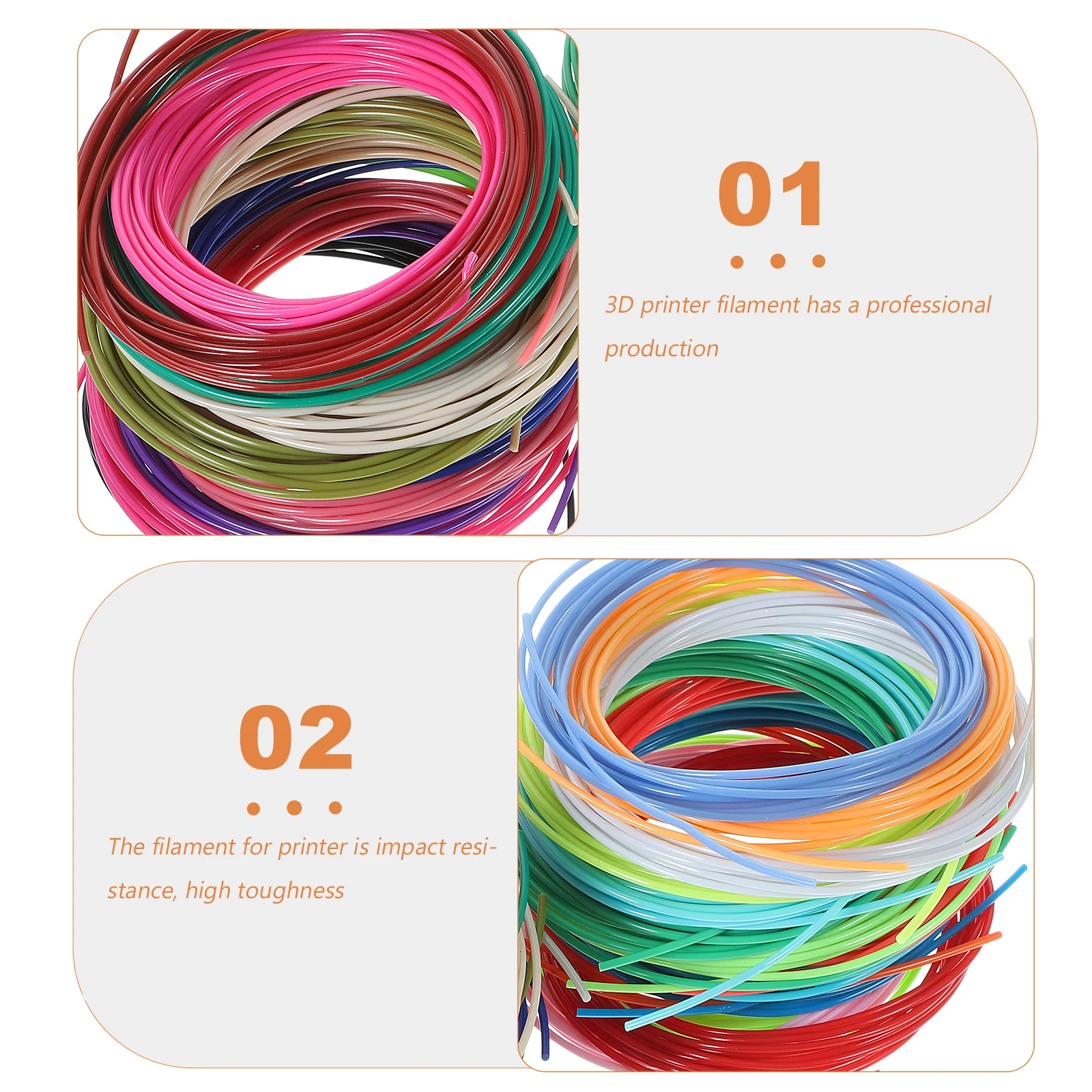 

3M 30Colors 3D Printing Filament PCL Material Doodler Refills Professional Wires Printer Supplies Enabled Cables