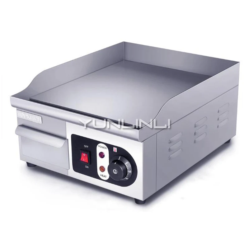 2025 NEW Electric Grill Barbecue Griddle Commercial Teppanyaki Equipment Stainless Steel Steak Grill Pan EG360A
