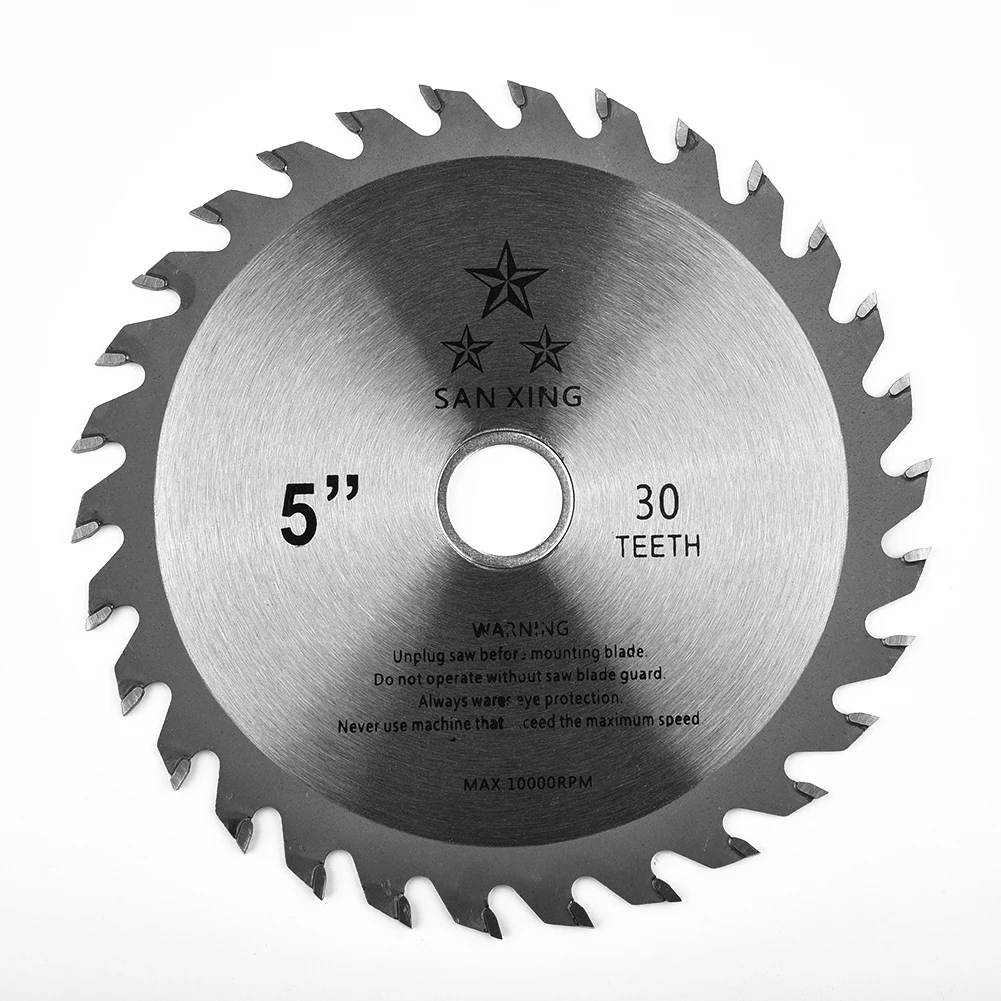 125mm TCT Circular Saw Blade Carbide Metal Tipped 30T Cutting Grinder Disc Rotary Tool Accessories For Wood Plastic