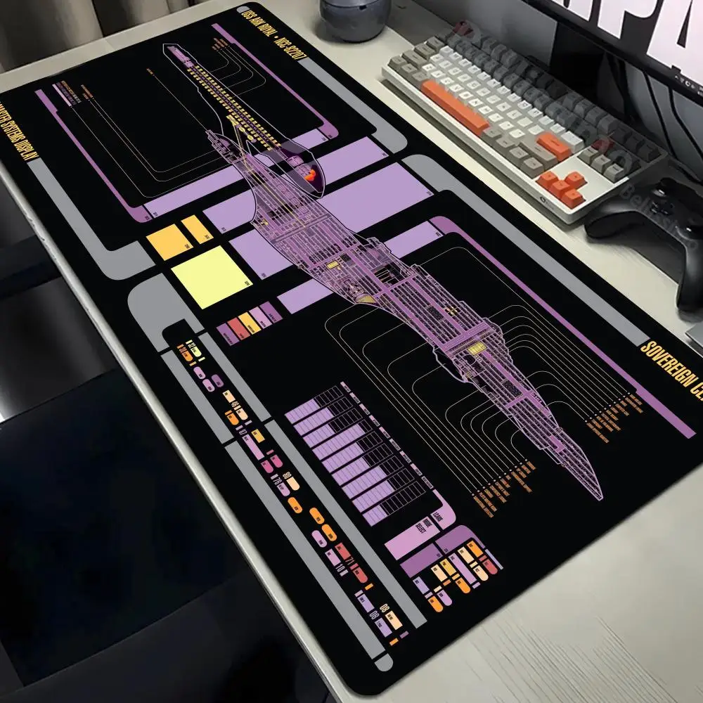 Large Gaming Pad XXL 1200x600 Computer Gamer Star Trek Mouse Pad Cartoon Keyboard Mouse Mat Desk Mouse Pad for PC Desk Pad