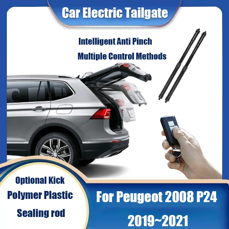 

Car Power Trunk Lift Electric Hatch Tailgate Strut Auto Rear Door Actuator For Peugeot 2008 P24 2019~2021 Silently