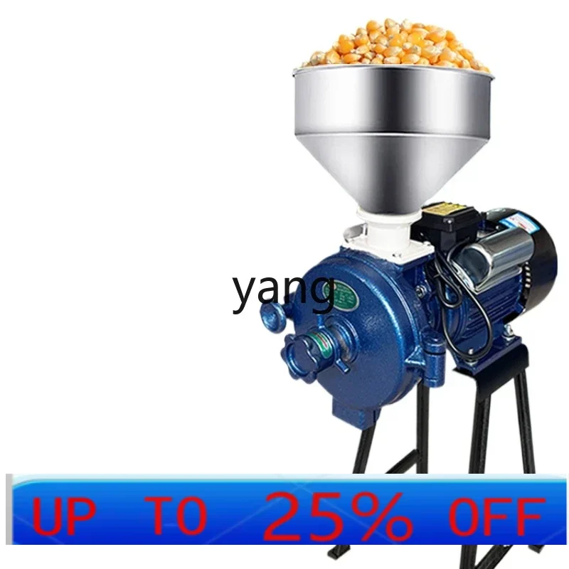 

LTT Corn Grinder Household Small Commercial Cereals Feed Wet and Dry Flour Mill