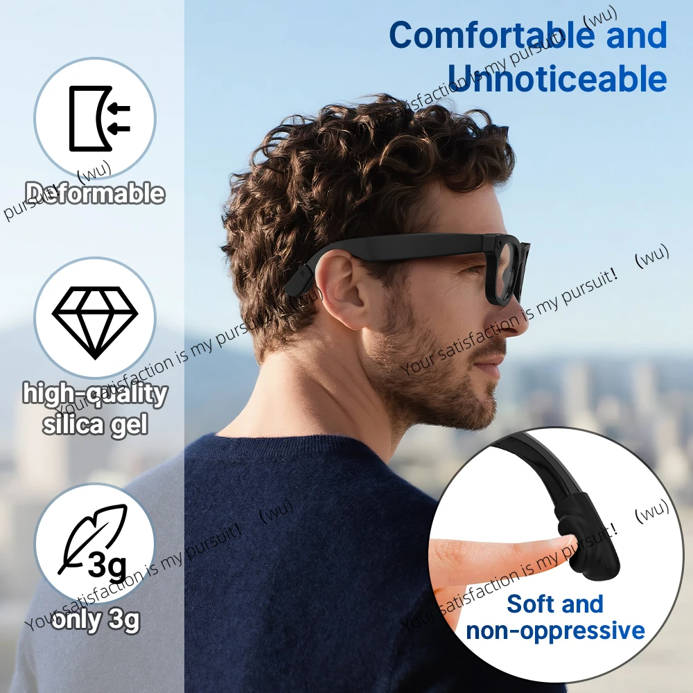 

Non-Slip Soft Silicone Cover for Ray-Ban Meta Wayfarer RW4006 RW4008 Skyler RW4010 Headliner Smart Glasses Accessories