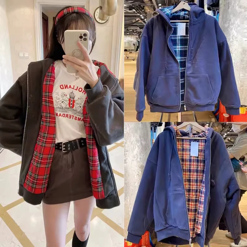 

Y2K толстовка на молнии, мужская толстовка с капюшоном, простая и универсальная свободная повседневная толстовка в стиле хип-хоп для пары, горячая распродажа 2023 г.