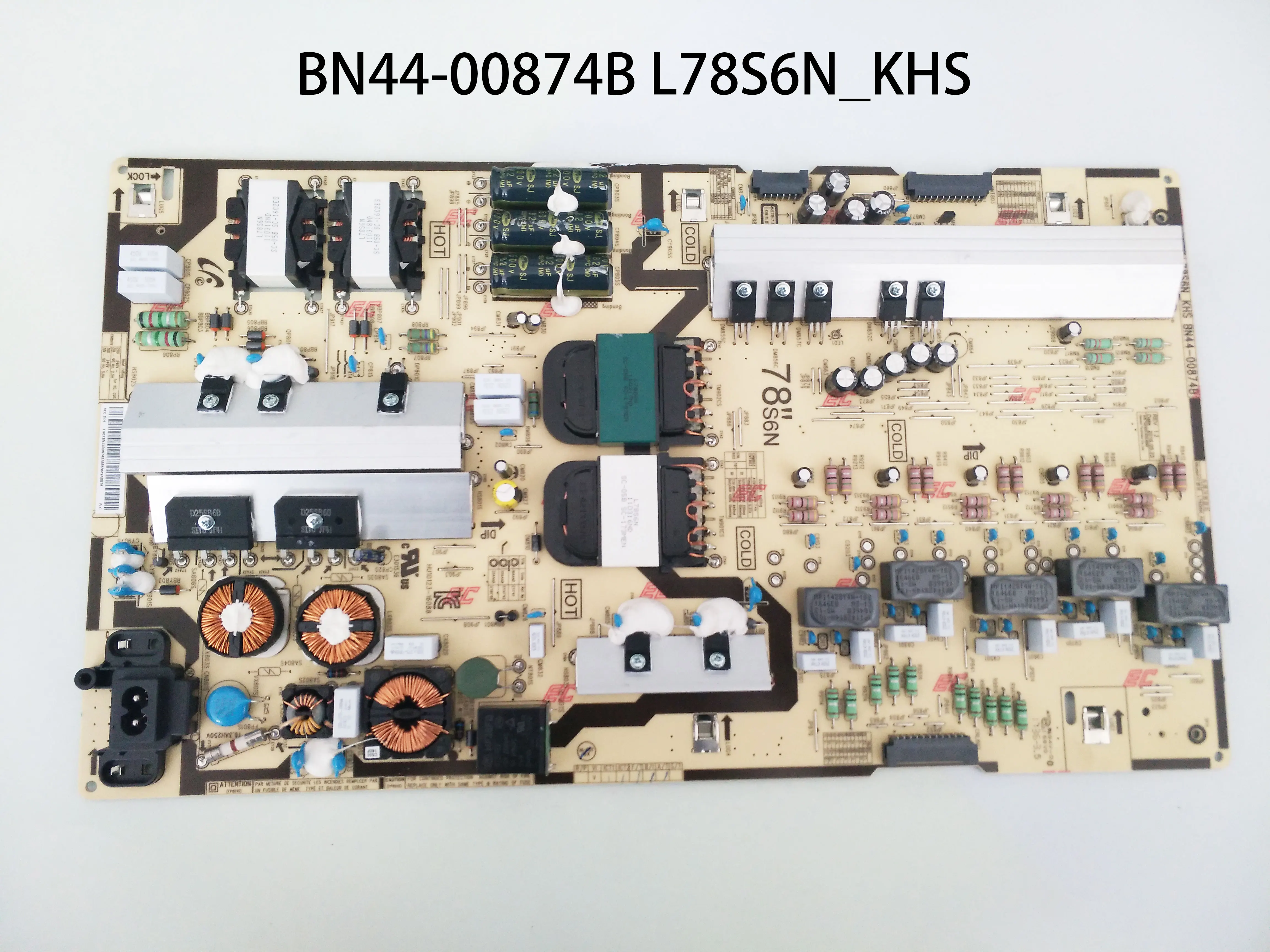 New Original BN44-00874B L78S6N_KHS Power Board Card Supply is For TV UA78KU6900J UN78KU7500FXZA TV Parts