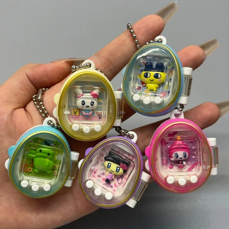 แทมาก็อตจิของแท้จาก Ins Stock รุ่นโบราณ รุ่นที่สี่ แบบจี้ห้อยคอ ลายการ์ตูนน่ารัก ของตกแต่ง