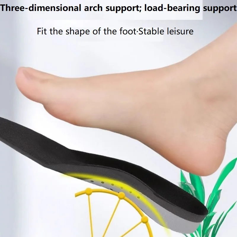 Plantillas ortopédicas para zapatos, almohadilla de soporte ortopédico para arco, suela plana para la salud del pie, fascitis Plantar, pies XDIANr02, 1 par