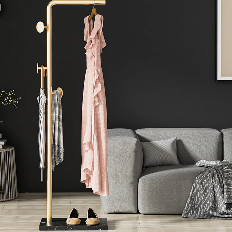 Schlafzimmer Metall Kleidung Rack Halle Wäsche Rack Lagerung Stehen Schmale Mantel Racks Hut Moderne Ropero Armable Home Möbel YYY30XP