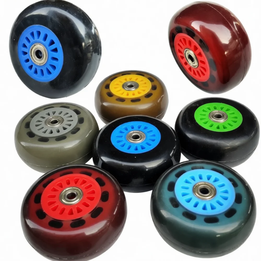 Wear Resistant Scooter Wheel Replacement For BKUBA Kids Folding Walker Push Stroller Accessory Universal Sports Tire