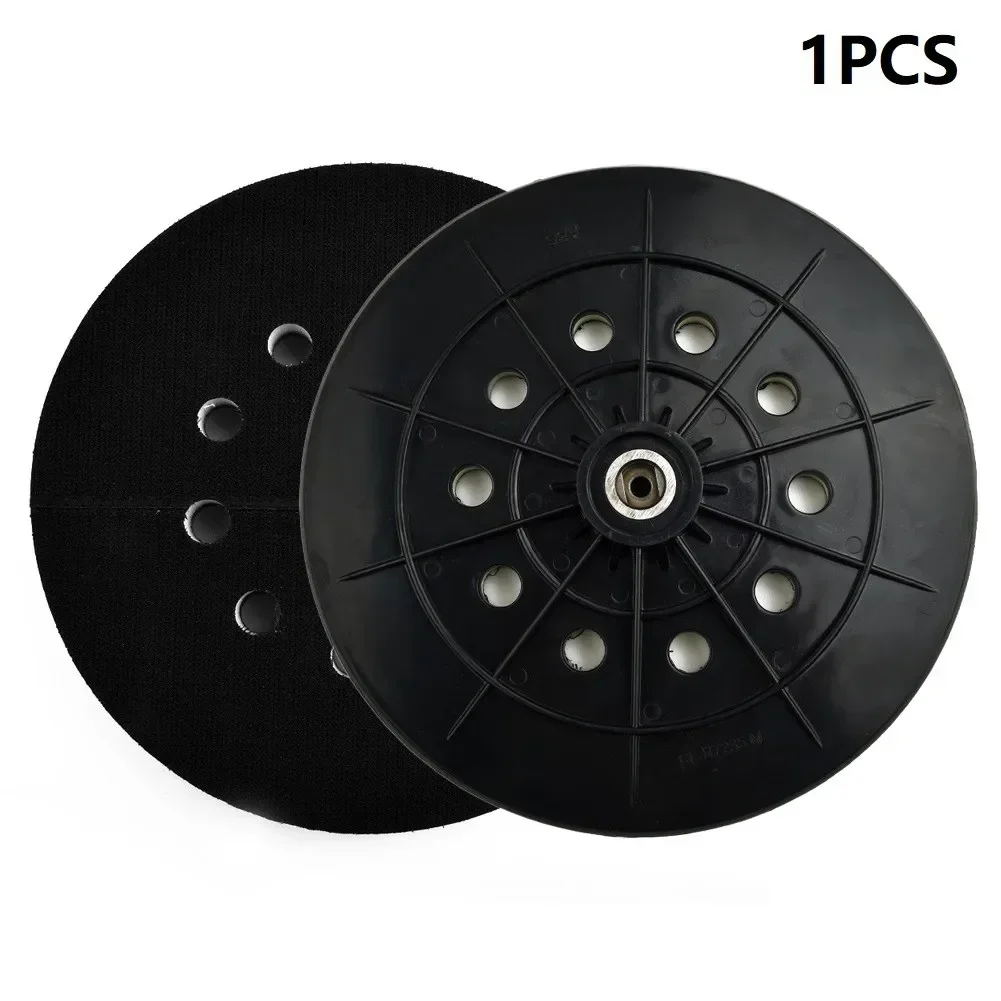 

1pc 9 Inch 215mm 8/10 Holes Backup Sanding Pad Hook And Loop Drywall Sander Backing Pad With 6mm Thread For Dustless Sanders