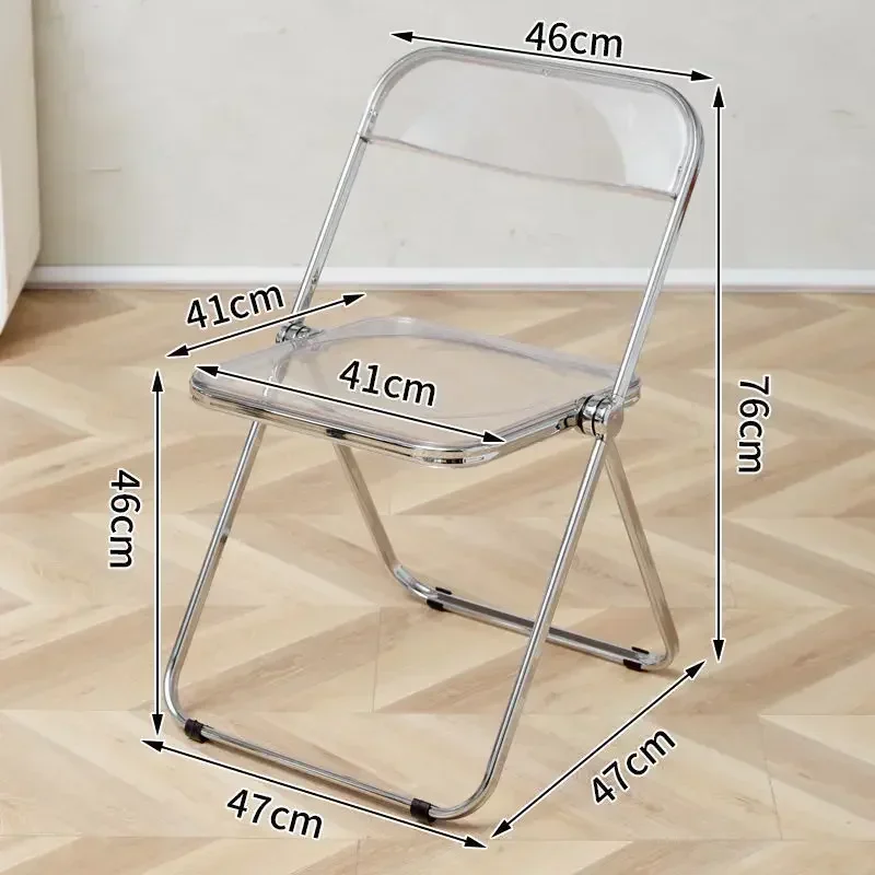 Transparent Crystal Folding Chair Acrylic Discounted Item