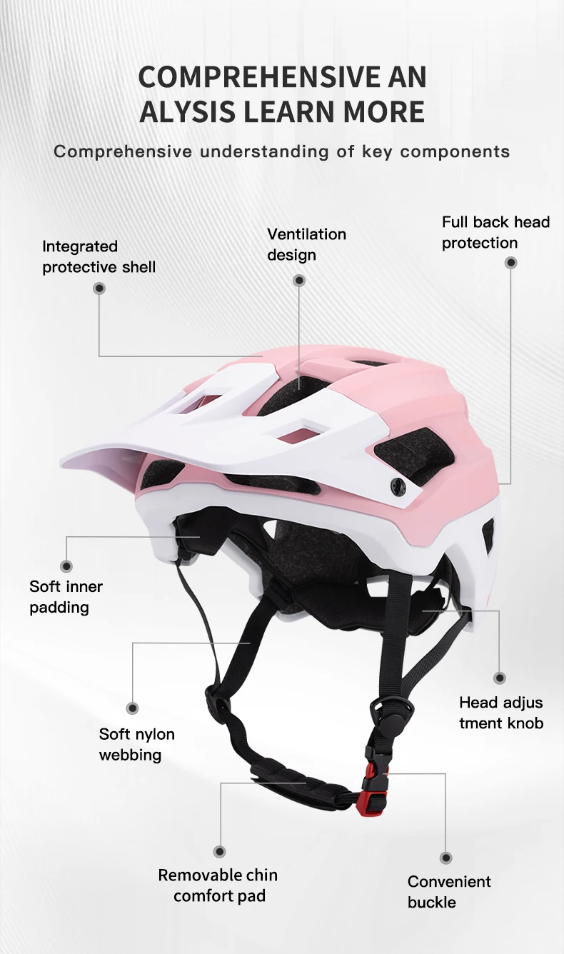 SEEKER Outdoor Downhill Mountainbike-Helm, einteiliger Mountainbike-Helm, ultraleicht, geeignet für Rennen und Touren. – Detail 11