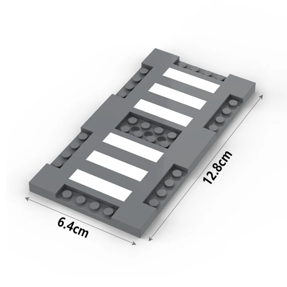 City Road Street Baseplate Building Blocks อิฐ Pedestrian Crossing ฐานใช้งานร่วมกับ Leduo ปริศนาของเล่น 60301 69915 71772