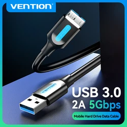 Vention Micro USB 3.0 Cable 2A Fast Charger Data Cord Mobile Phone Cables for Samsung Note 3 S5 Toshiba Sony USB Micro B Cable