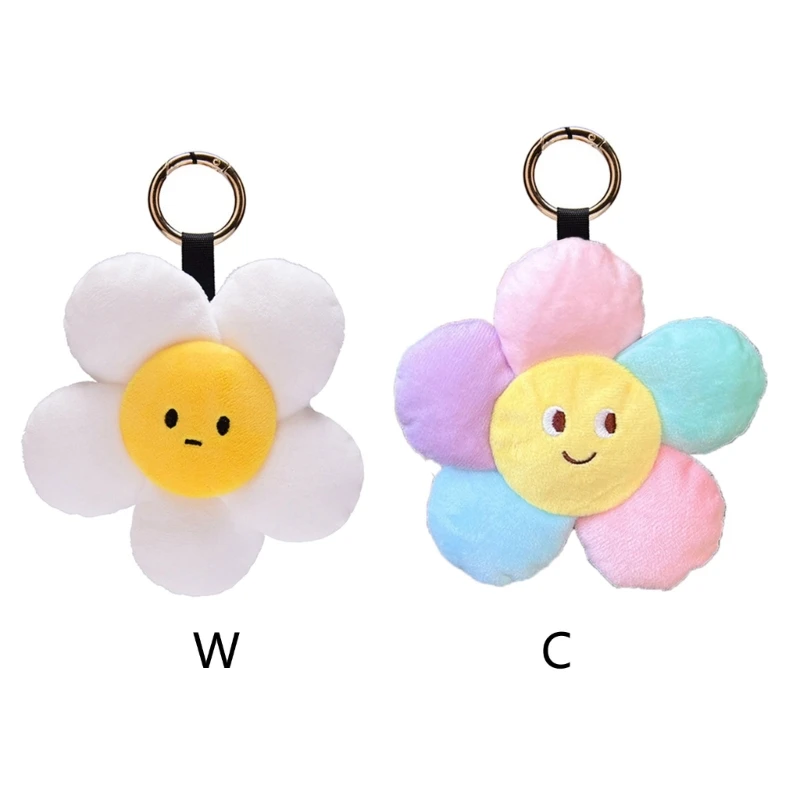 Key Holder Multifunctional Flower Car Keychain Backpack Accessory