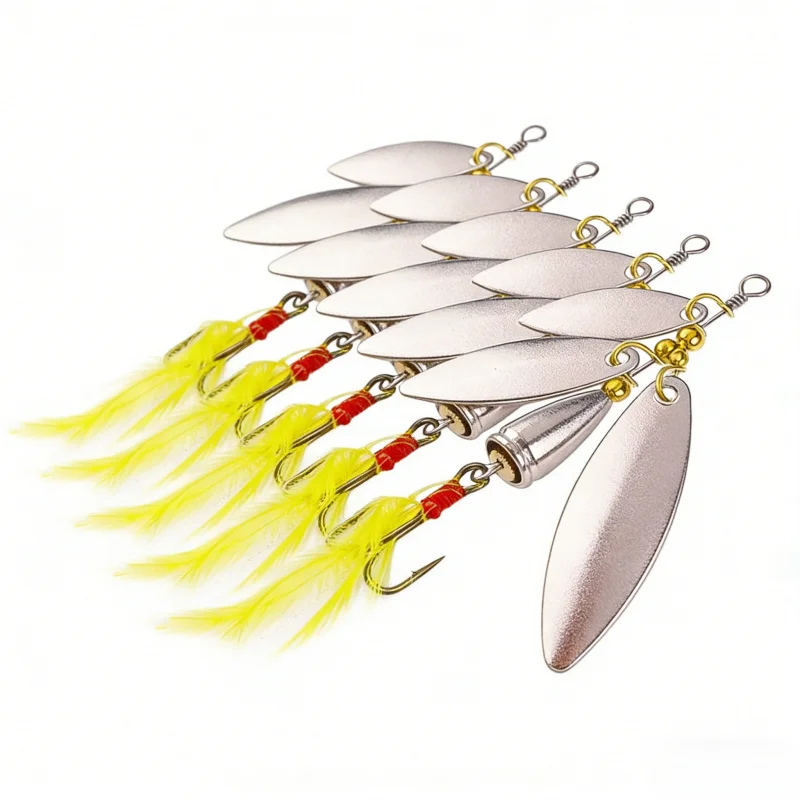 

Вращающаяся приманка с блестками8.1CM10.5GLong Casting Морская рыбалка Специальная бионическая приманка Вращающийся шум Светоотражающий окунь и мандариновая рыба