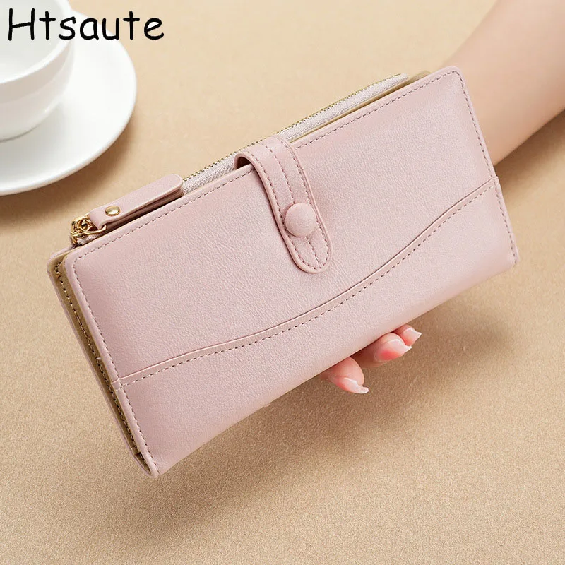 Good Quality Women Wallets PU Leather Hasp Wallet Women's Long Design Purse Clutch Women Lady Wallet Phone Pocket Cartera Mujer