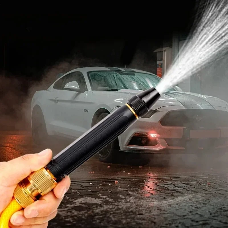 Adjustable Car Wash Water Gun High Pressure Car Wash Straight Nozzle Washer Spray Sprinkler for Car Washing Tool
