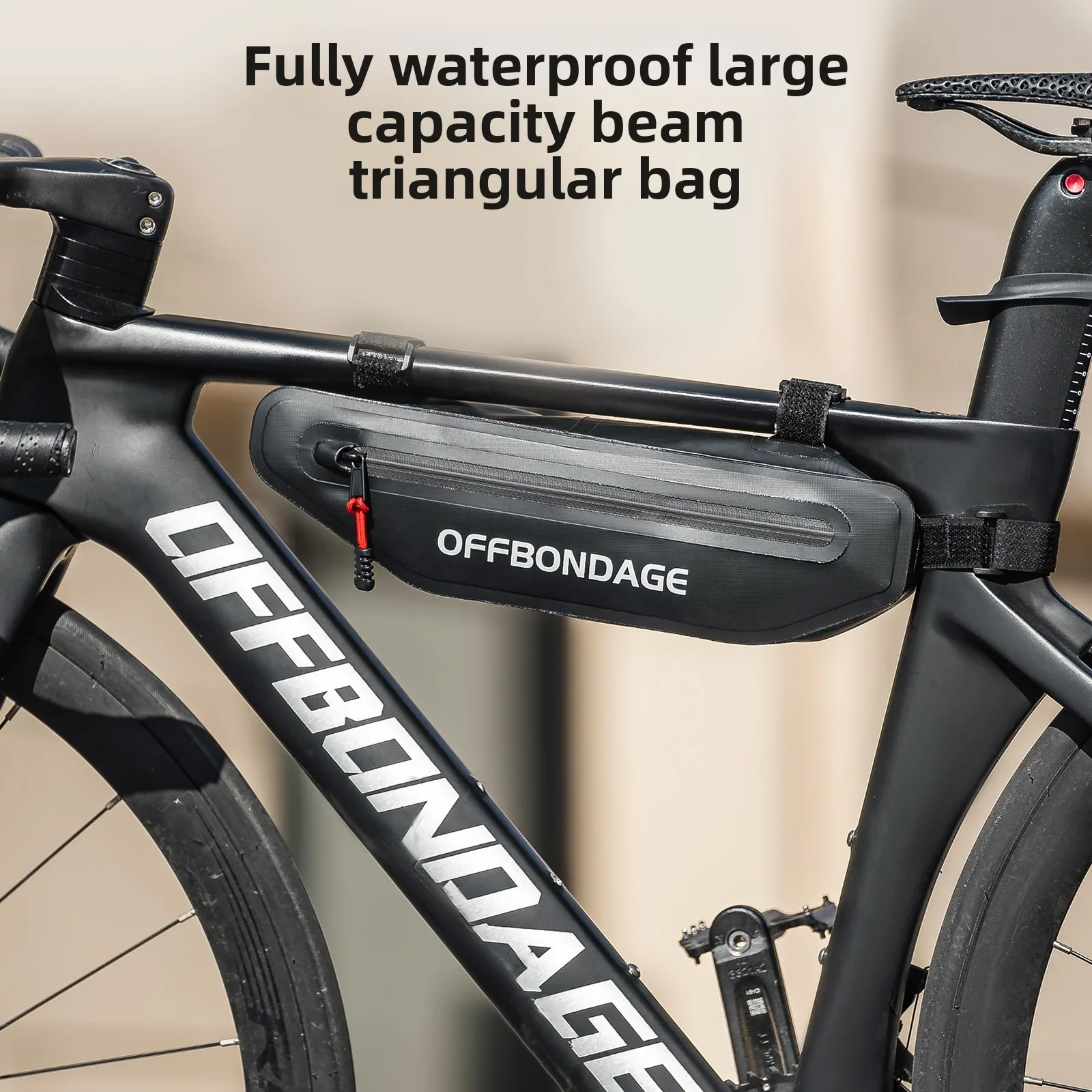 

OFFBONDAGE Bike Bag Large Capacity MTB Road Frame Bag Triangle Pouch Waterproof Caulking Bicycle Bag Bicycle Accessories