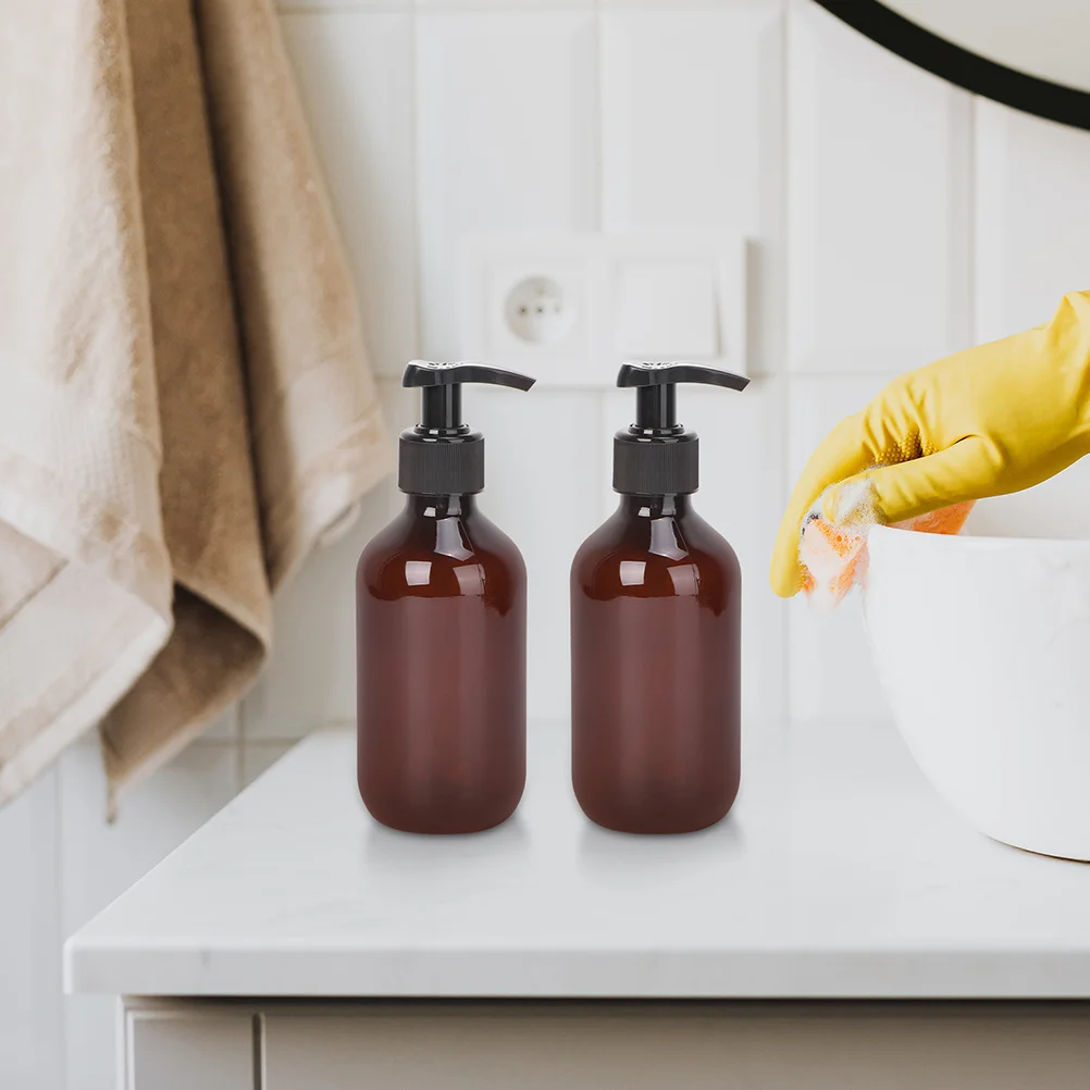 

5Pcs Refillable Press Bottles Portable Sub Packaging Bottles Travel Lotion Containers Dispensers Makeup Emulsion