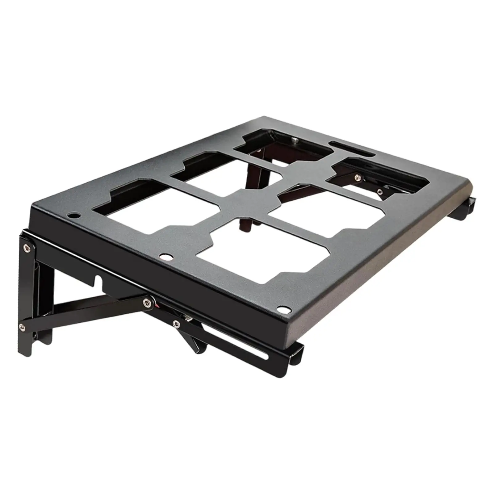 Flexible Folding Mount Mounting Plate Workbench Tray Organizer for Aluminum Tool Box and Complete Tooling Case