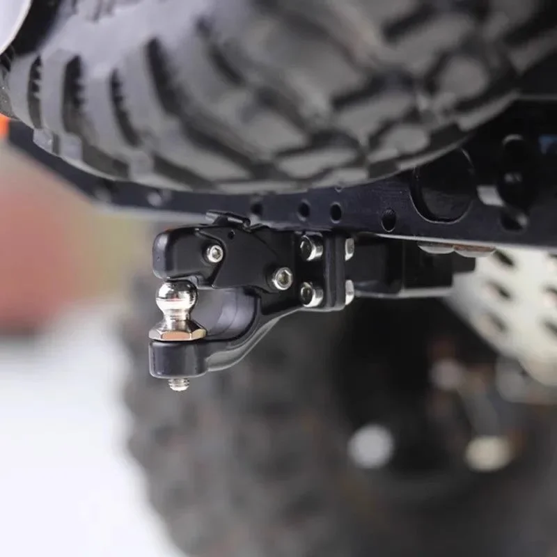 Scale Metal Tow Hook & Recovery Linkage Set for RC Crawler, Fits CROSS YK TRX4 MJX RLAARLO KM Upgrade Spare Parts Accessories