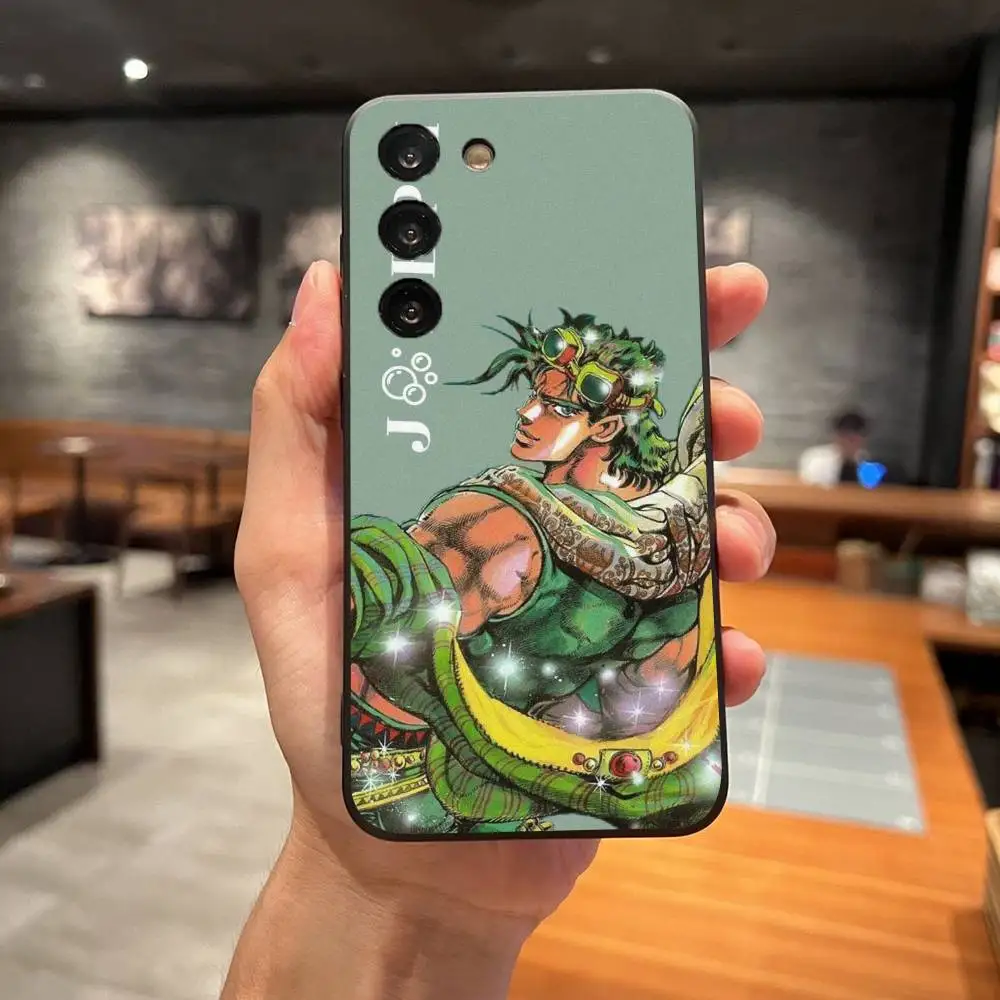 

JoJo B-Bizarre AdventureS Phone Case For Samsung Galaxy S25 S22 S23 S24 Ultra S21 S20 5G Protective Soft Silicone TPU Funda
