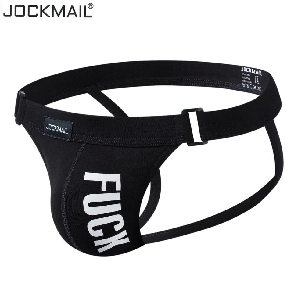 JOCKMAIL Jockstrap Sexy Underwear Men Briefs Male Panties Penis Pouch String Low Waist Bikini Hombre Lingerie Exrotic Underpants