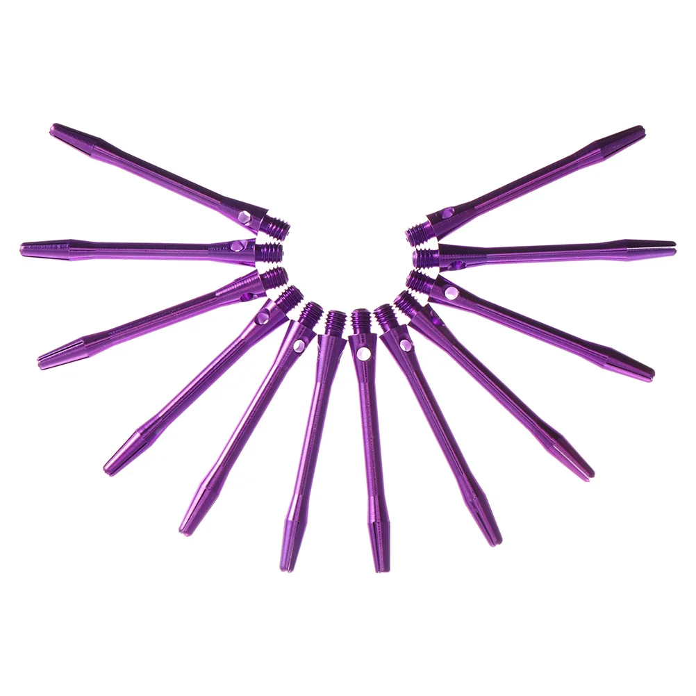 

12Pcs Aluminum Alloy Dart Shafts Lightweight Durable Replacement Sturdy Shafts Accessories for Professional Steel Tip