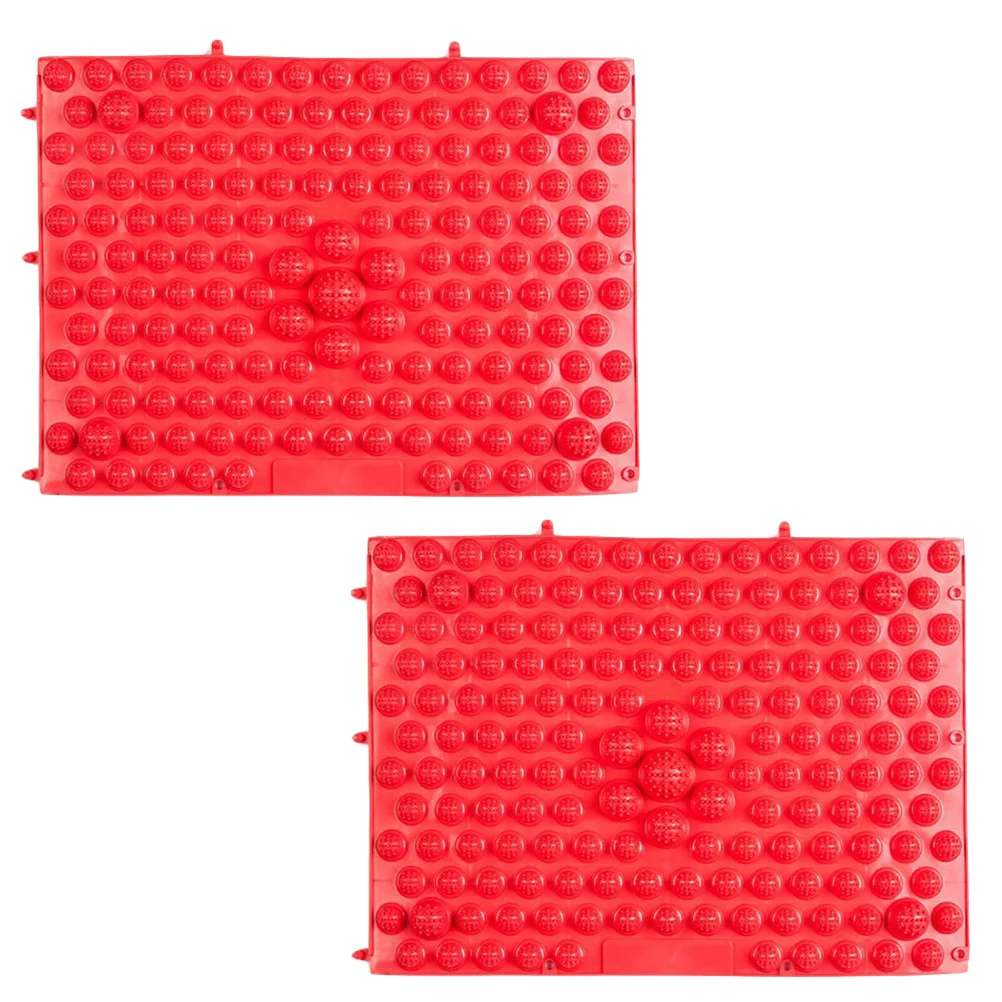 2 Pcs Reflexology Foot Massage Pad Massaging Tool Massager Cushion Floor