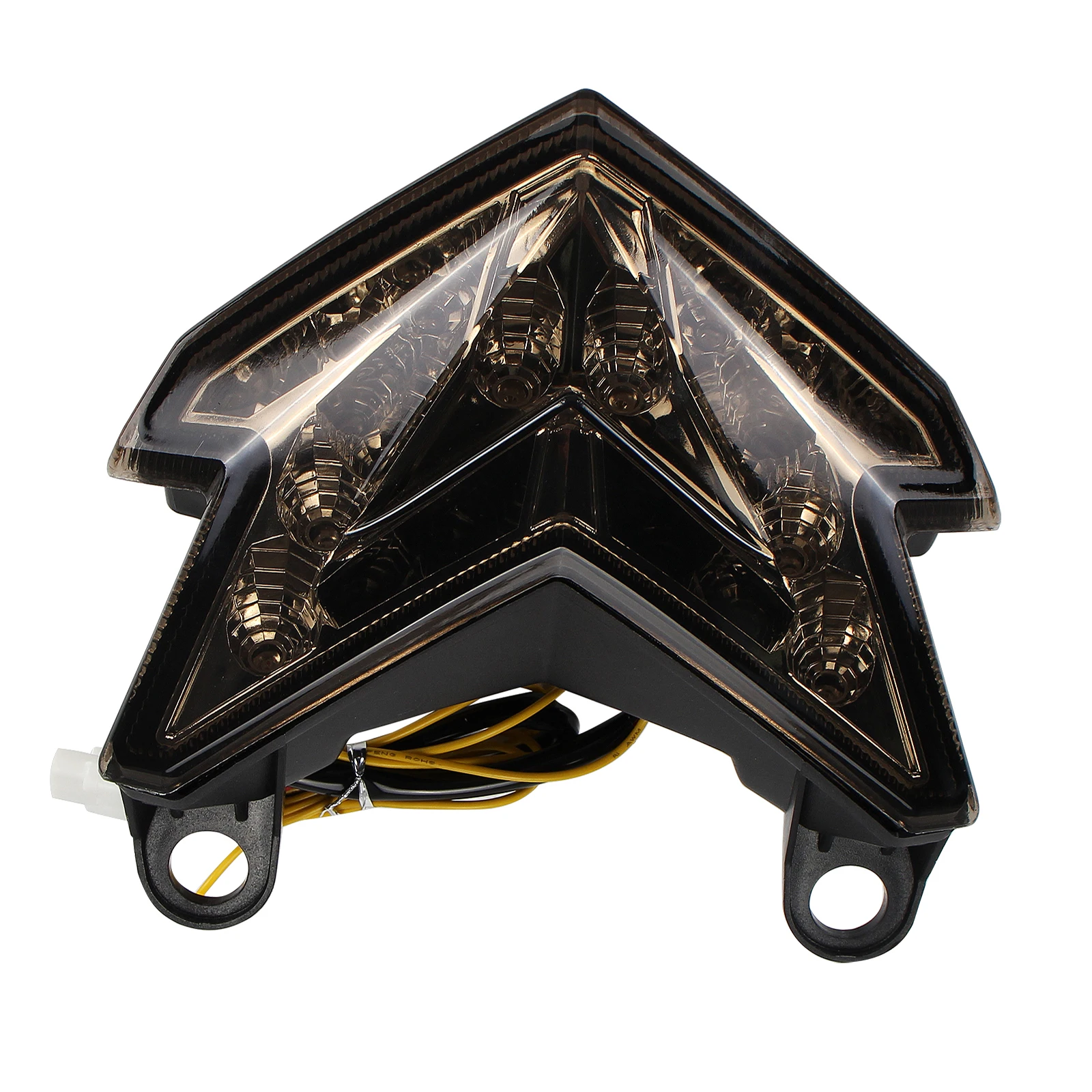 1 قطعة دراجة نارية الضوء الخلفي مصباح ليد خلفي لكاواساكي نينجا ZX-6R ZX636 2013 2014 2015 2016 2017 2018 المتكاملة بدوره إشارة #5