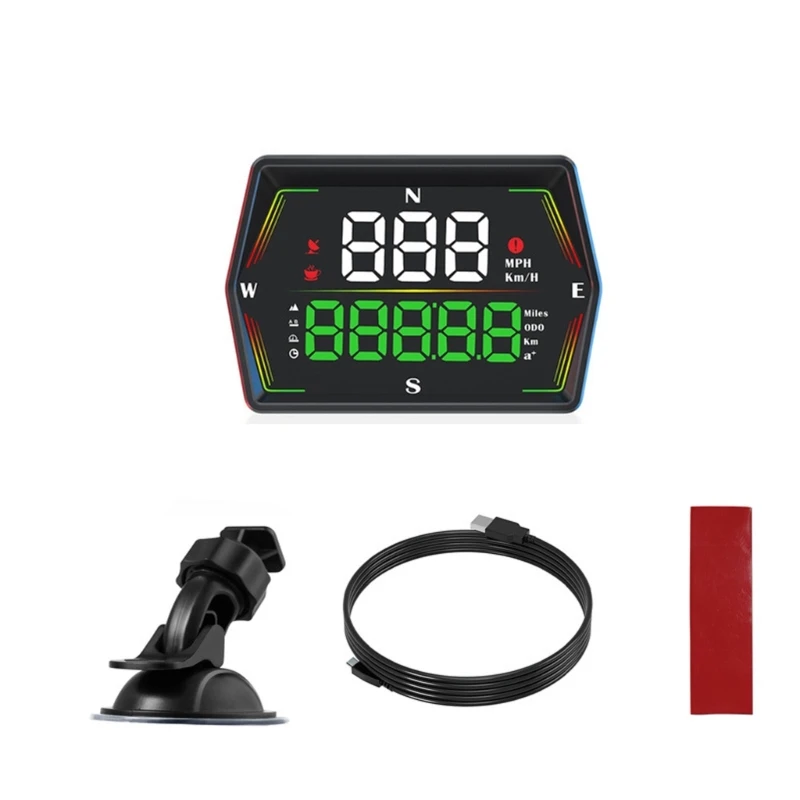 U13C Car Dashboard HUD Projector Real Time Speedometer Map Data Display for Travel