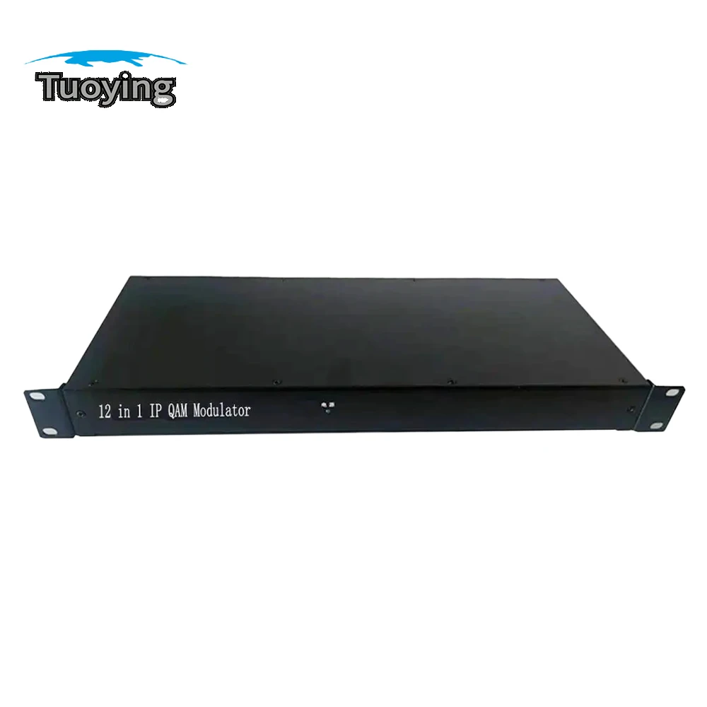 

12-channel Ip/asi Qam Modulator Multicast Rtp/udp To Rf Dvb-c Output Cable Tv Digitizer