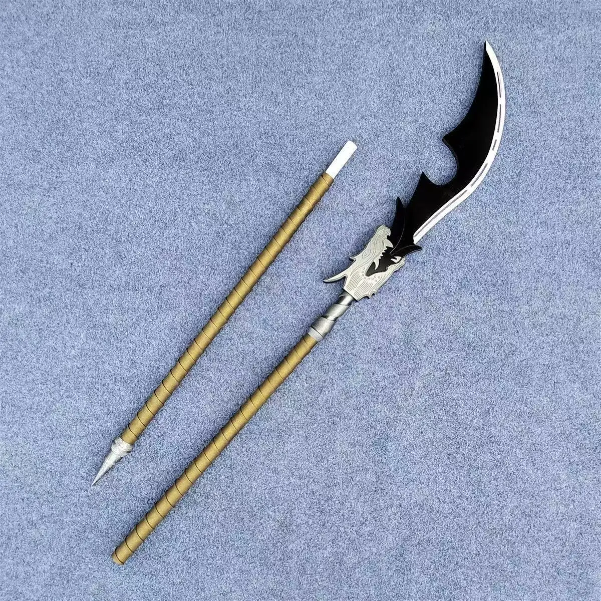 JiaQiu Lange Mes Spel Limbus Compamy HongLu Cosplay Da Guan Dao Prop Model Halloween Kerstfeest Kostuum Accessoires