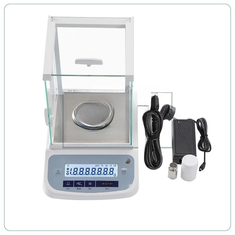 

One-thousandth of a high-precision electronic analytical balance, one-thousandth of an experi mental weighing