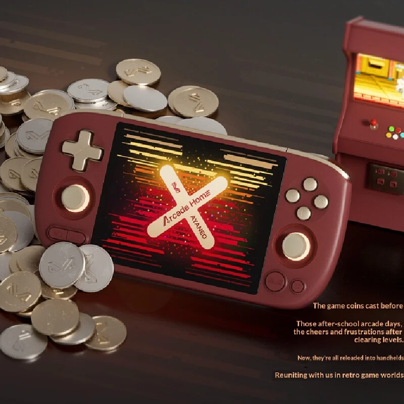 Handheld Gaming Consoles  Air Mini Retro Android Game Player Hall Joystick Pocket Portable Game Machine Gift For Men Gaming Use